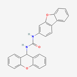molecular formula C26H18N2O3 B4331402 N-dibenzo[b,d]furan-3-yl-N'-(9H-xanthen-9-yl)urea 