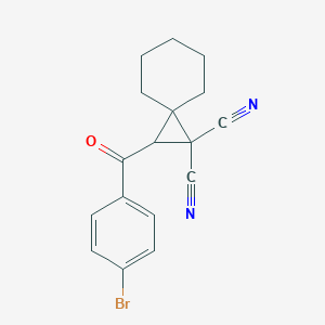 2-(4-Bromobenzoyl)spiro[2.5]octane-1,1-dicarbonitrile