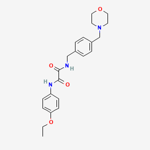 molecular formula C22H27N3O4 B4332590 N-(4-ETHOXYPHENYL)-N'-({4-[(MORPHOLIN-4-YL)METHYL]PHENYL}METHYL)ETHANEDIAMIDE 