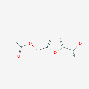 molecular formula C8H8O4 B043329 5-Acetoxymethyl-2-furaldehyde CAS No. 10551-58-3