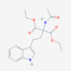 molecular formula C19H24N2O5 B043331 Diethyl 2-acetamido-2-[2-(1H-indol-3-yl)ethyl]propanedioate CAS No. 351421-21-1