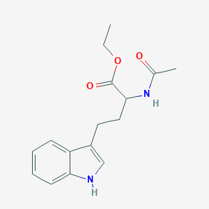 molecular formula C16H20N2O3 B043335 ethyl 2-acetamido-4-(1H-indol-3-yl)butanoate CAS No. 110504-55-7