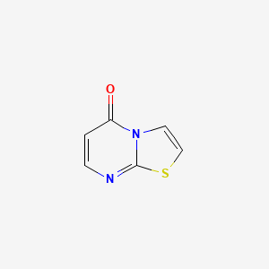 molecular formula C6H4N2OS B4333660 5H-thiazolo[3,2-a]pyrimidin-5-one CAS No. 32278-54-9