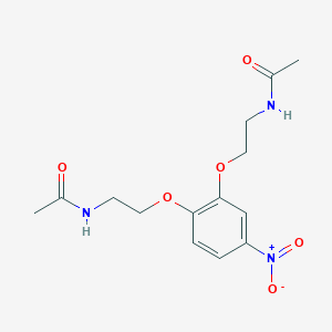 N,N'-[(4-nitro-1,2-phenylene)bis(oxyethane-2,1-diyl)]diacetamide