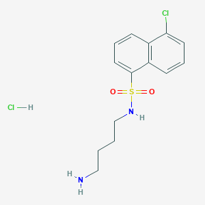 N-(4-aminobutyl)-5-chloro-1-naphthalenesulfonamide hydrochloride