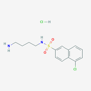 molecular formula C14H18Cl2N2O2S B043348 W-13 hydrochloride CAS No. 88519-57-7