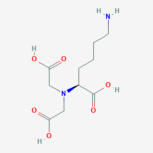 molecular formula C10H18N2O6 B043352 (S)-2,2'-((5-Amino-1-carboxypentyl)azanediyl)diacetic acid CAS No. 113231-05-3