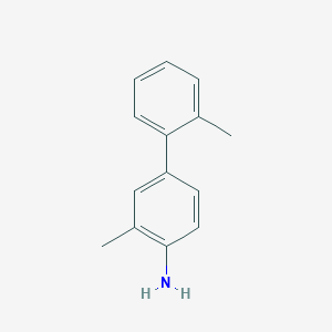 molecular formula C14H15N B043358 2',3-Dimethyl-4-aminobiphenyl CAS No. 13394-86-0