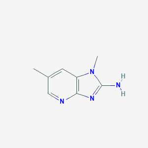 molecular formula C8H10N4 B043360 2-Amino-1,6-dimethylimidazo[4,5-b]pyridine CAS No. 132898-04-5