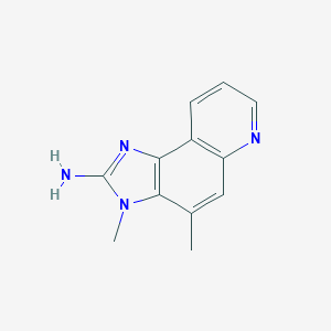 molecular formula C12H12N4 B043361 2-Amino-3,4-dimethylimidazo(4,5-F)quinoline CAS No. 77094-11-2
