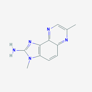 molecular formula C11H11N5 B043363 3,7-Dimethyl-3h-imidazo[4,5-f]quinoxalin-2-amine CAS No. 78411-56-0