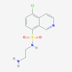 B043367 N-(2-Aminoethyl)-5-chloroisoquinoline-8-sulfonamide CAS No. 120615-25-0