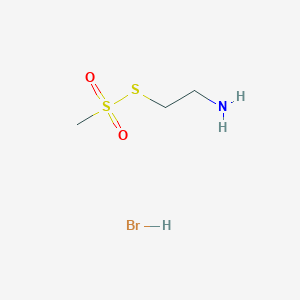 molecular formula C3H10BrNO2S2 B043369 2-Aminoethyl methanethiosulfonate hydrobromide CAS No. 16599-33-0