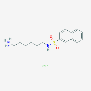 molecular formula C16H23ClN2O2S B043374 N-(6-aminohexyl)naphthalene-2-sulfonamide hydrochloride 