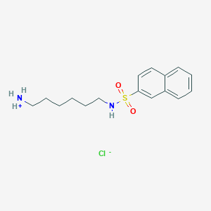 molecular formula C16H23ClN2O2S B043374 N-(6-aminohexyl)naphthalene-2-sulfonamide hydrochloride CAS No. 35517-14-7