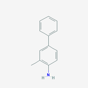 molecular formula C13H13N B043380 4-Amino-3-methylbiphenyl CAS No. 63019-98-7