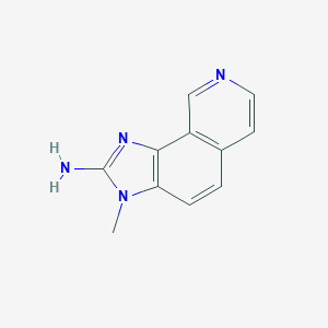 molecular formula C11H10N4 B043383 2-Amino-3-methyl-3H-imidazo[4,5-h]isoquinoline CAS No. 147293-14-9