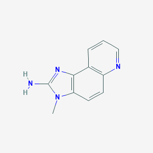 molecular formula C11H10N4 B043385 3-methyl-3H-imidazo[4,5-f]quinolin-2-amine CAS No. 76180-96-6