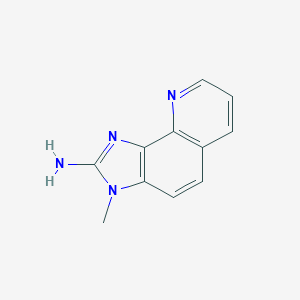molecular formula C11H10N4 B043388 2-Amino-3-methyl-3H-imidazo[4,5-H]quinoline CAS No. 147293-13-8