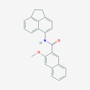 B433884 N-(1,2-dihydroacenaphthylen-5-yl)-3-methoxynaphthalene-2-carboxamide CAS No. 327052-60-8