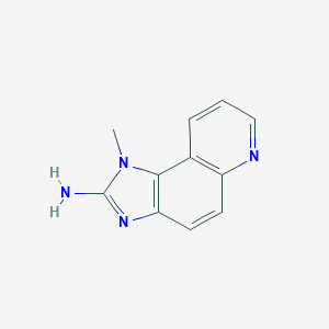 molecular formula C₁₁H₁₀N₄ B043389 2-Amino-1-methylimidazo(4,5-f)quinoline CAS No. 102408-25-3