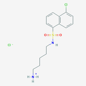 N-(5-Aminopentyl)-5-chloro-1-naphthalene-sulfonamide hydrochloride