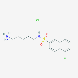 N-(5-aminopentyl)-5-chloronaphthalene-2-sulfonamide hydrochloride