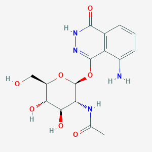 molecular formula C₁₆H₂₀N₄O₇ B043404 Lum-nag CAS No. 128879-80-1