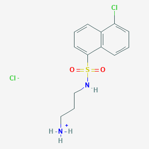 N-(3-Aminopropyl)-5-chloro-1-naphthalenesulfonamide, hydrochloride