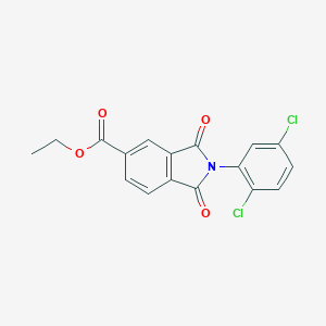 B434095 ethyl 2-(2,5-dichlorophenyl)-1,3-dioxo-2,3-dihydro-1H-isoindole-5-carboxylate CAS No. 330989-75-8