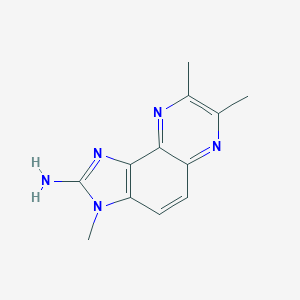molecular formula C12H13N5 B043413 2-AMINO-3,7,8-TRIMETHYL-3H-IMIDAZO[4,5-F]QUINOXALINE CAS No. 92180-79-5