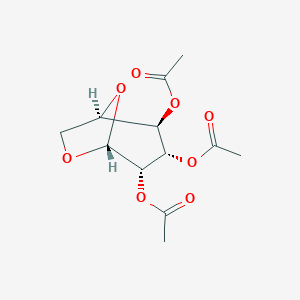 molecular formula C12H16O8 B043418 Triacetyllevoglucosan CAS No. 13242-55-2