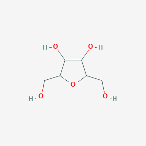 molecular formula C6H12O5 B043424 2,5-Anhydro-D-mannitol CAS No. 41107-82-8