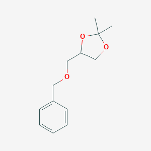 molecular formula C13H18O3 B043467 4-[(Benzyloxy)methyl]-2,2-dimethyl-1,3-dioxolane CAS No. 15028-56-5