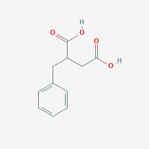 molecular formula C11H12O4 B043472 Benzylsuccinic acid CAS No. 884-33-3