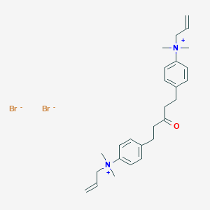 4,4'-(3-Oxo-1,5-pentanediyl)bis(N,N-dimethyl-N-2-propenylbenzenaminium) dibromide