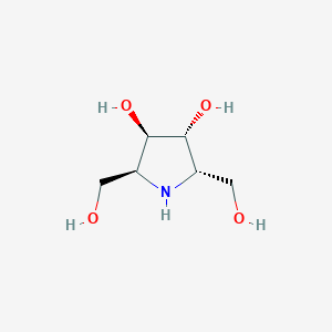 (2S,3R,4R,5S)-2,5-Bis(hydroxymethyl)pyrrolidine-3,4-diol