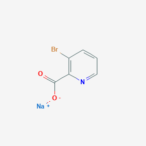 molecular formula C6H3BrNNaO2 B043494 Sodium 3-bromopyridine-2-carboxylate CAS No. 1189933-55-8