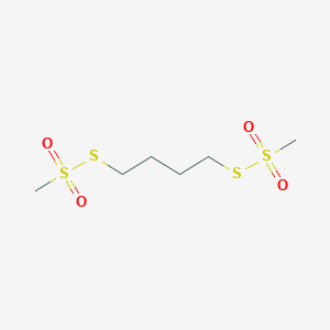 molecular formula C6H14O4S4 B043496 1,4-双(甲磺酰基硫烷基)丁烷 CAS No. 55-99-2