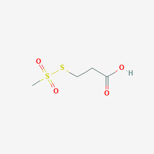 molecular formula C4H8O4S2 B043502 3-甲基磺酰基硫代丙酸 CAS No. 92953-12-3