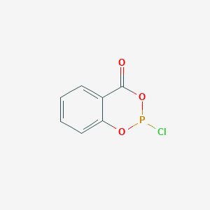 molecular formula C7H4ClO3P B043517 2-Chloro-4H-1,3,2-benzodioxaphosphorin-4-one CAS No. 5381-99-7