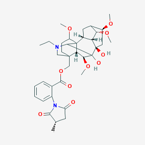 molecular formula C37H50N2O10 B043530 Methyllycaconitine CAS No. 21019-30-7
