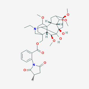 molecular formula C37H50N2O10 B043530 Methyllycaconitine Perchlorate, Delphinium sp. CAS No. 21019-30-7