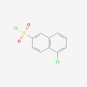 molecular formula C10H6Cl2O2S B043531 5-chloronaphthalene-2-sulfonyl Chloride CAS No. 89108-45-2