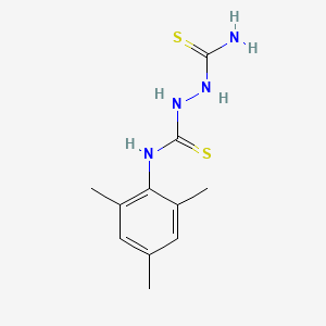 molecular formula C11H16N4S2 B4354560 N~1~-MESITYL-1,2-HYDRAZINEDICARBOTHIOAMIDE 