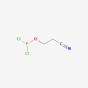 molecular formula C3H4Cl2NOP B043553 beta-Cyanoethyl phosphorodichloridite CAS No. 76101-30-9