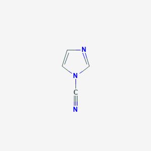 molecular formula C4H3N3 B043555 1H-Imidazole-1-carbonitrile CAS No. 36289-36-8
