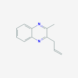 molecular formula C12H12N2 B043565 2-Allyl-3-methylquinoxaline CAS No. 113477-48-8