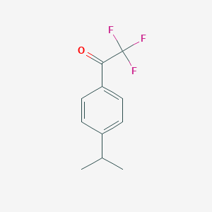 molecular formula C11H11F3O B043569 4'-iso-Propyl-2,2,2-trifluoroacetophenone CAS No. 124211-72-9