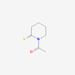molecular formula C7H11NOS B043571 1-(2-Sulfanylidenepiperidin-1-YL)ethanone CAS No. 121003-23-4